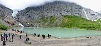 Briksdal Glacier & it's lake