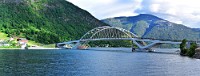 Bridge across the Sogndalsfjorden